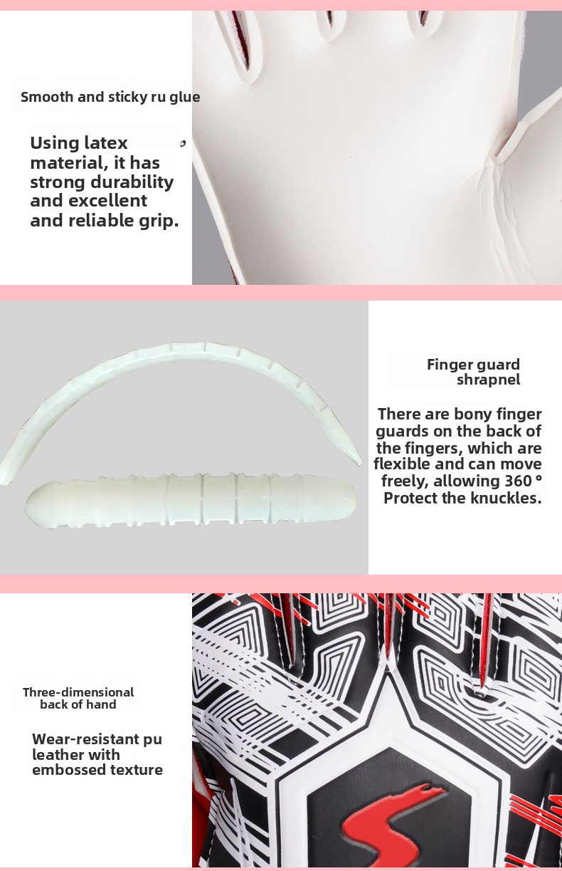 Torwarthandschuhe Mit Fingerschutz Für Erwachsene Und Kinder_voghion.com