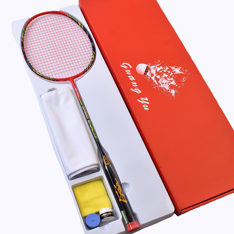 Ultralight 65g Badminton Racket 8U Full Carbon Fiber Unisex Adult For Offense And Defense_voghion.com