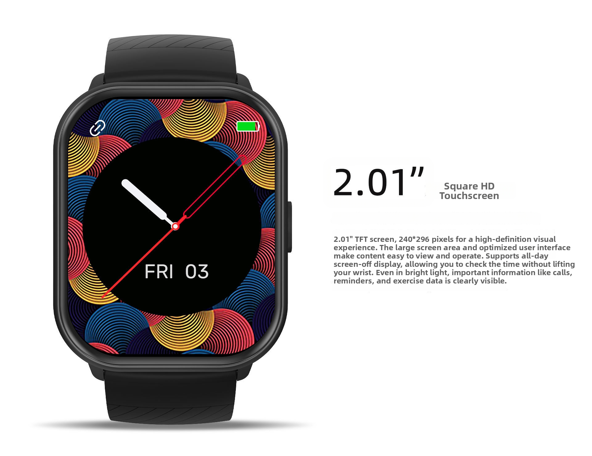 Bluetooth smartwatch met bellen en gezondheidsfuncties_voghion.com