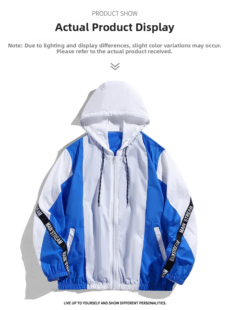 Blusão corta-vento masculino secagem rápida proteção uv pesca_voghion.com
