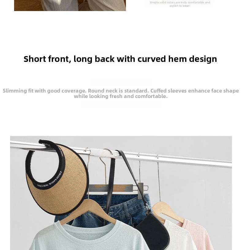 Women's Clothing Summer Style Women's T-Shirt Loose Batwing Sleeve Round Neck Short Sleeve Relaxed Fit For Outerwear_ecoleips.com