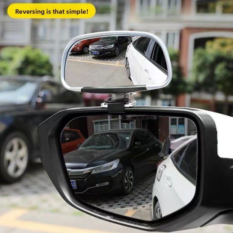 Universeller Auto-Spiegel 360 Grad Verstellbarer Weitwinkel-Seitenspiegel Toter-Winkel-Spiegel Einparkhilfe Rückspiegel – Detail 1