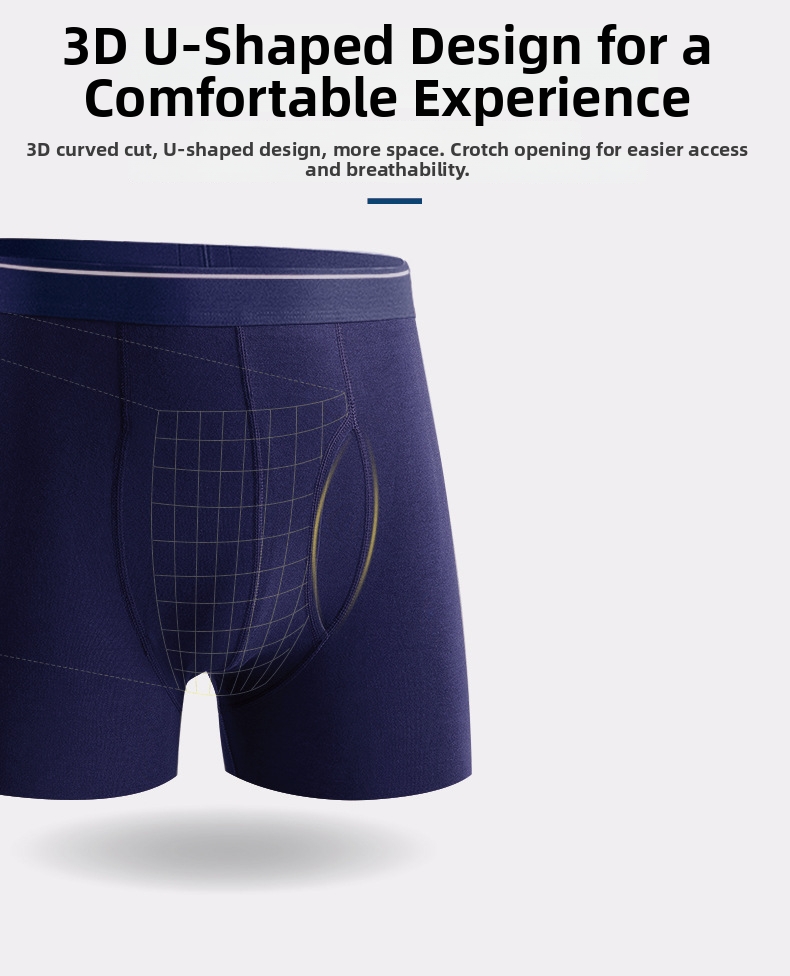 Boxer briefs hombre de algodón antibacteriano y transpirable_voghion.com