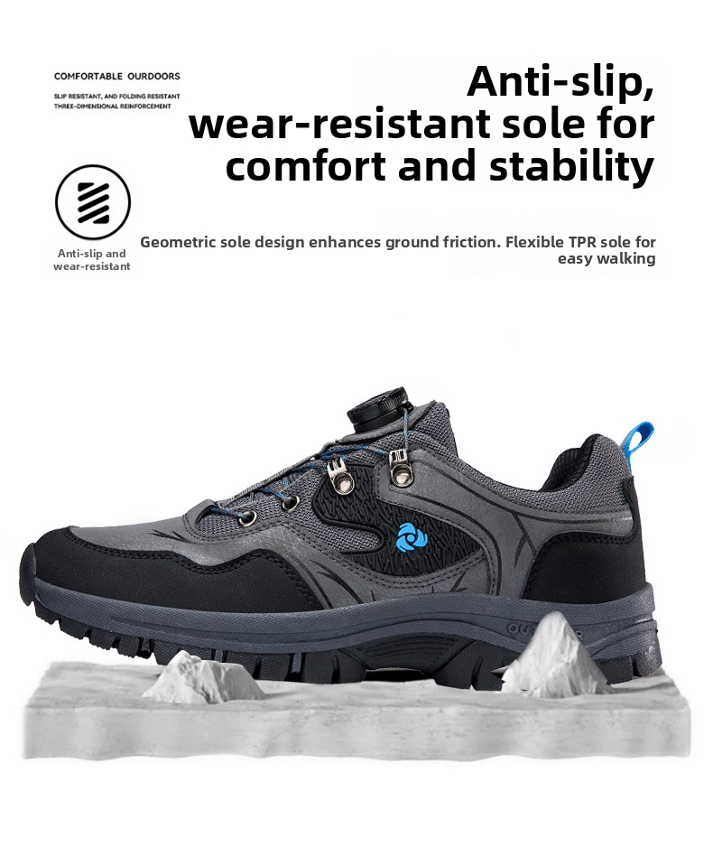 Herren Wanderschuhe Für Outdoor Sport Und Freizeit Mit Profilsohle_voghion.com