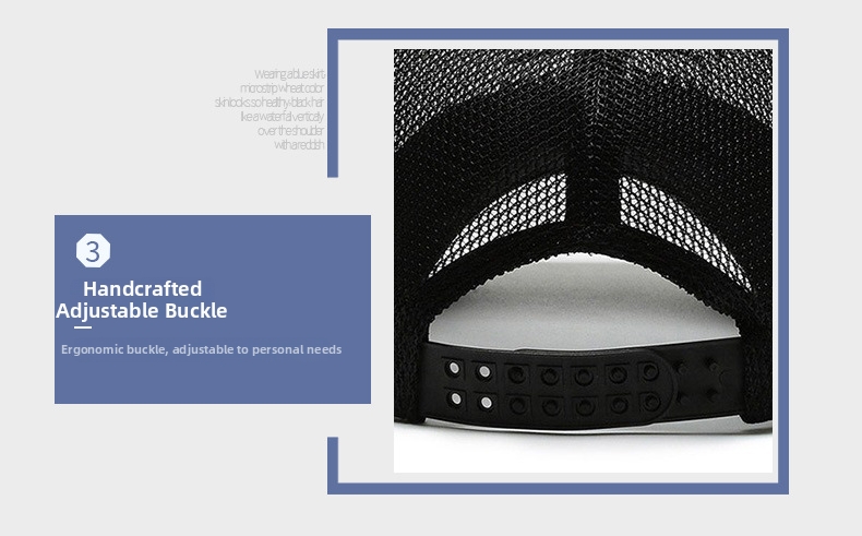 Mesh Baseball Cap For Men And Women Breathable Sun Protection_voghion.com