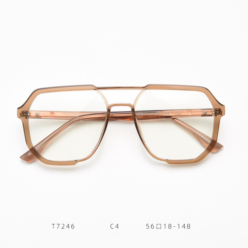Retro Prescription Eyewear Frames With Double Bridge For Unisex_voghion.com