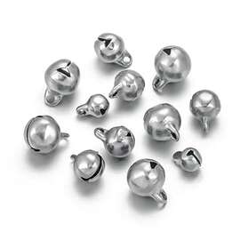 精美铃铛挂件 316不锈钢空心铃铛 高级感风铃坠子 时尚配饰材料