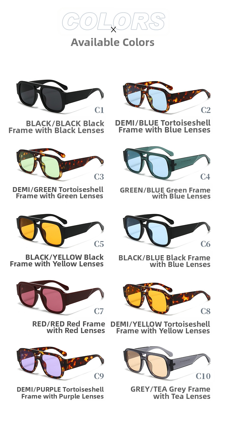 Aviator Sonnenbrille Für Herren Mit Uv-schutz Modisch Lässig_voghion.com