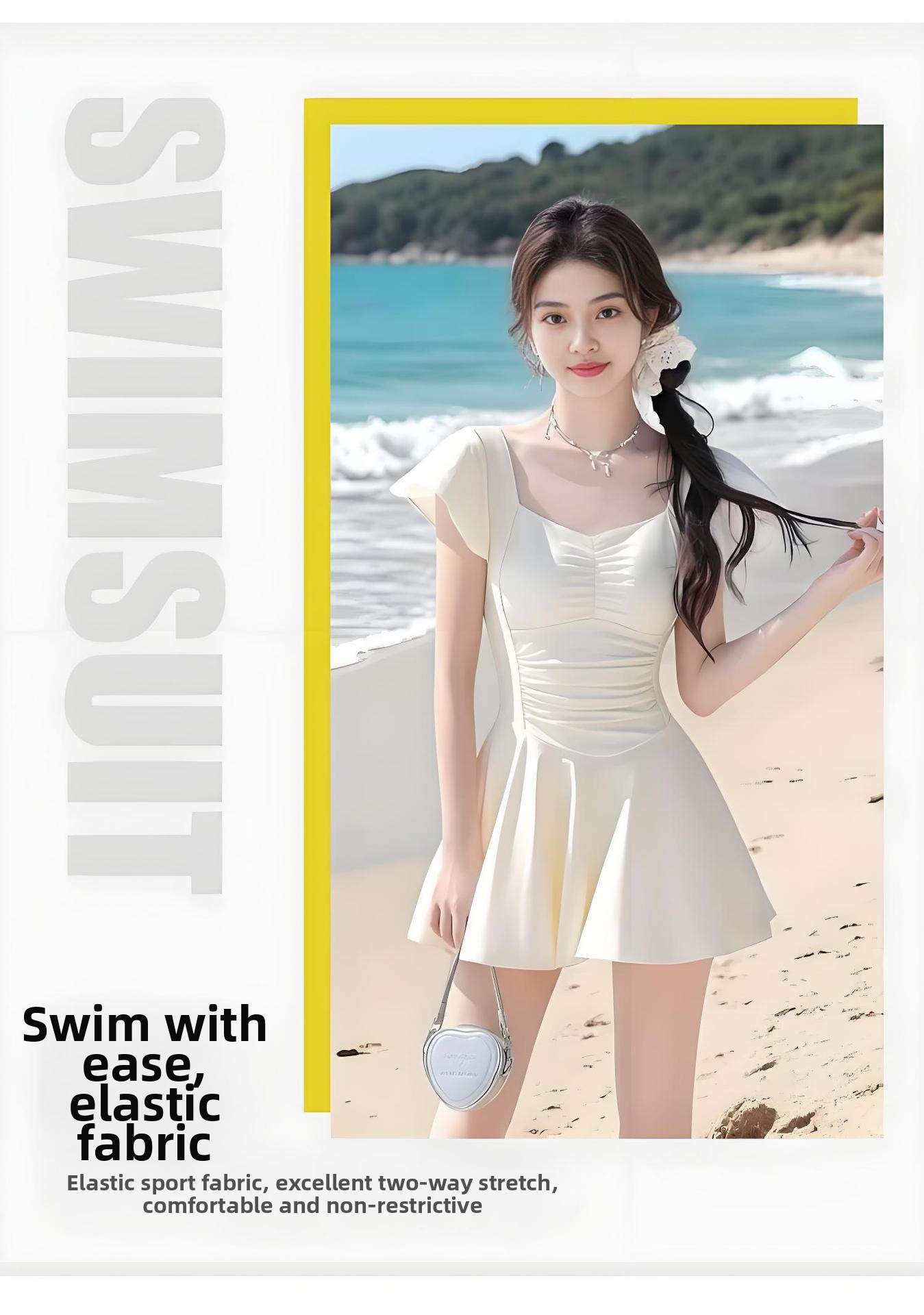 Women's One Piece Swimsuit Flattering Conservative Slimming Fit_voghion.com