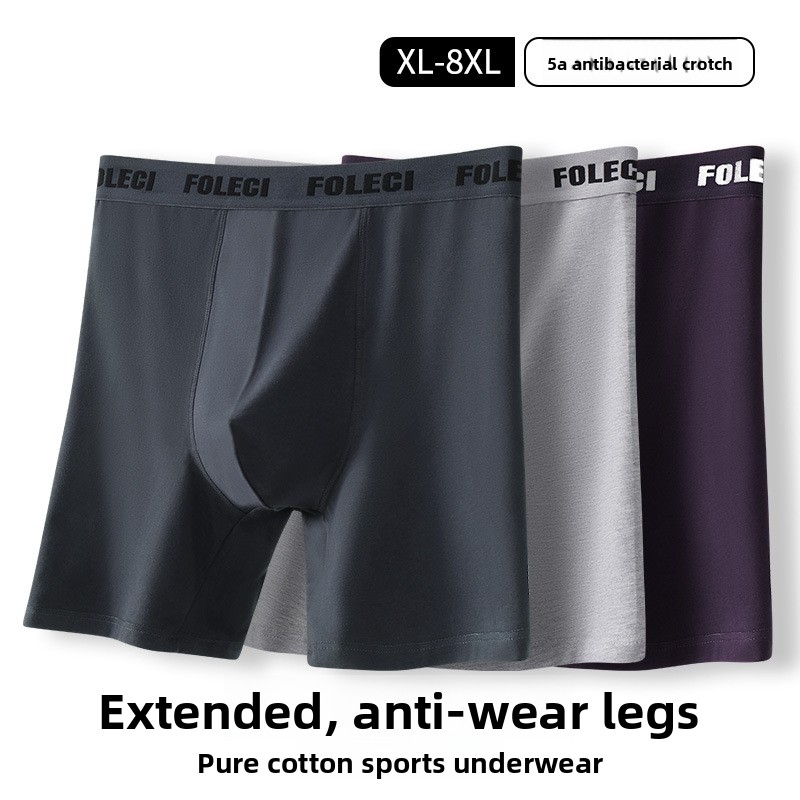 Calzoncillos bóxer de algodón transpirable para hombre_voghion.com