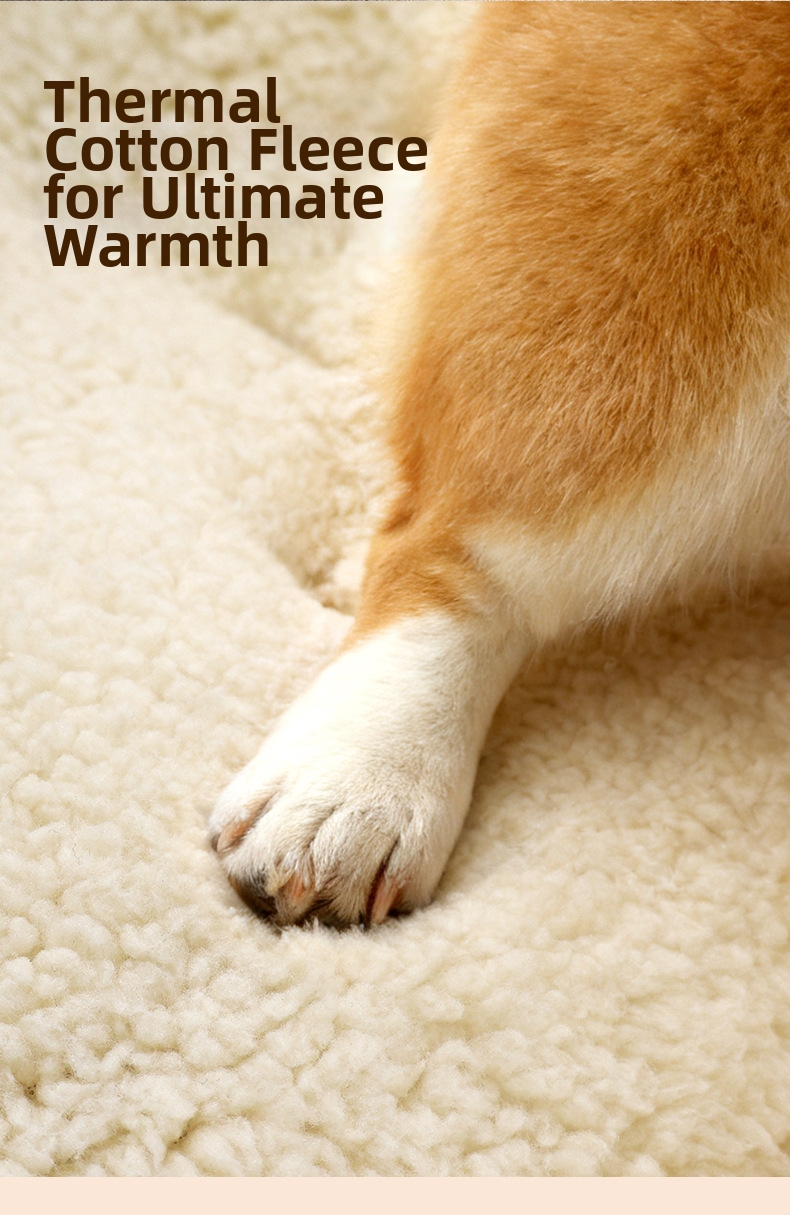 Orthopaedic Raised Neck Support Pet Bed For Dogs And Cats_voghion.com
