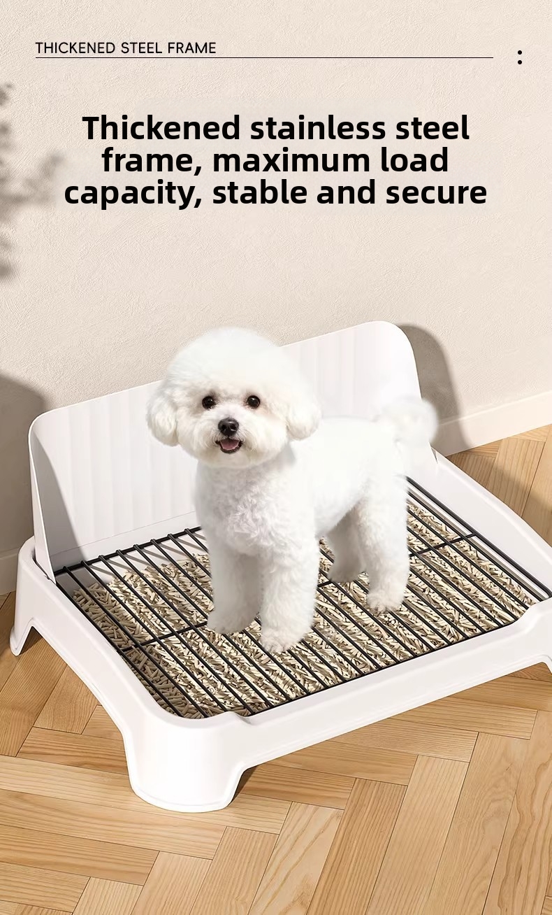 Toilettes pour chiens en acier inoxydable pour chiots mâles_voghion.com