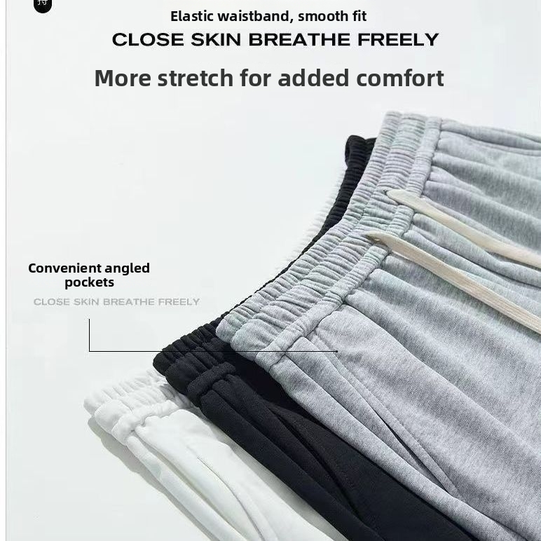 Men's Summer Shorts Lightweight Breathable Adjustable Drawstring_voghion.com
