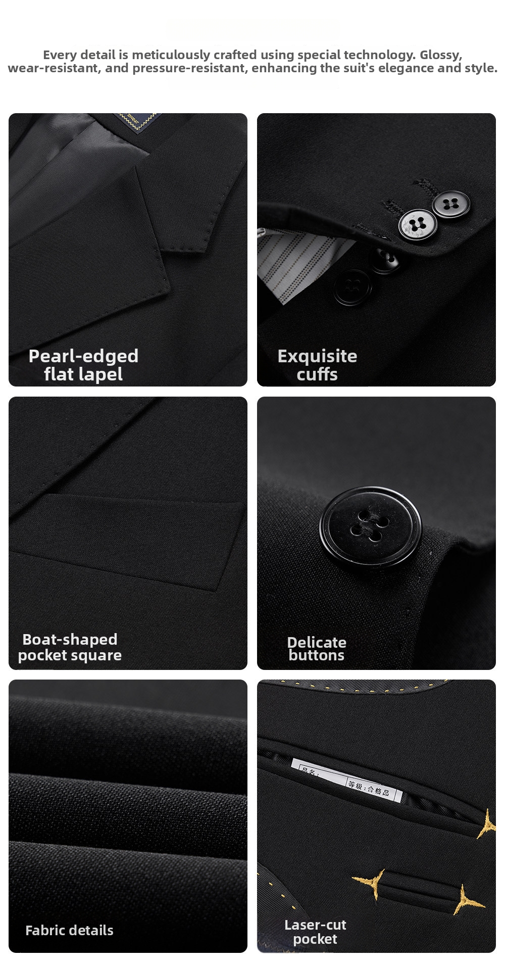 Men's Tailored Blazer Premium Business Casual Jacket For Spring_voghion.com