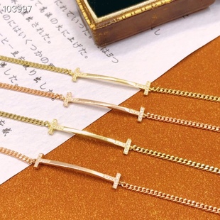 18k gold diamond smile bracelet simple Joker with imported side chain is simply not too beautiful spot k red k yellow