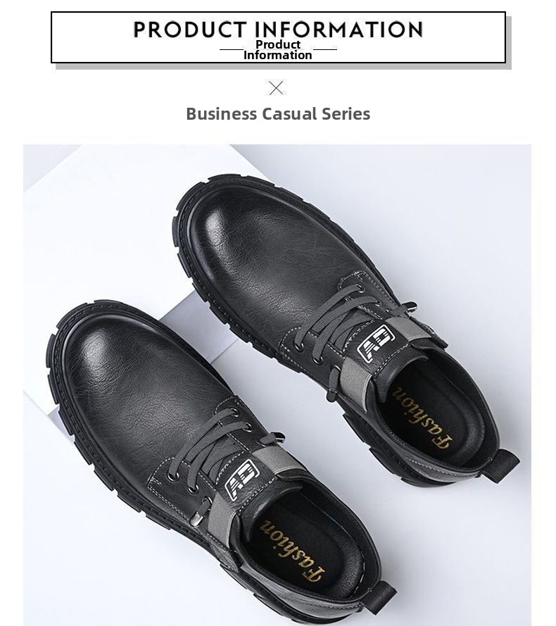 Business casual sko til mænd i åndbart læder stilfulde sko_voghion.com