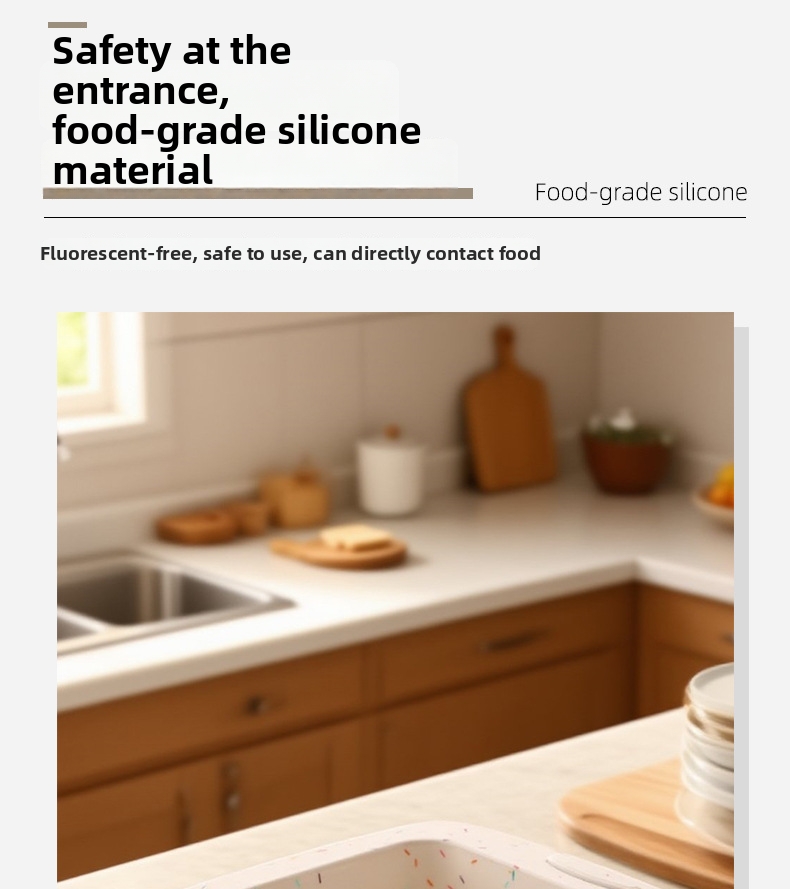 Silicone Round Cake Mold 8 Inch High Temperature Resistant Baking Pan Mousse Cake Kitchen Mold_voghion.com