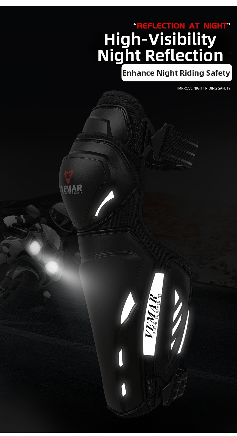 Motorcycle Knee Pads Lightweight Breathable Protective Gear Men_voghion.com