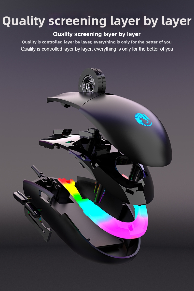 Gaming Mouse With Rgb Backlight And 7 Programmable Buttons_voghion.com