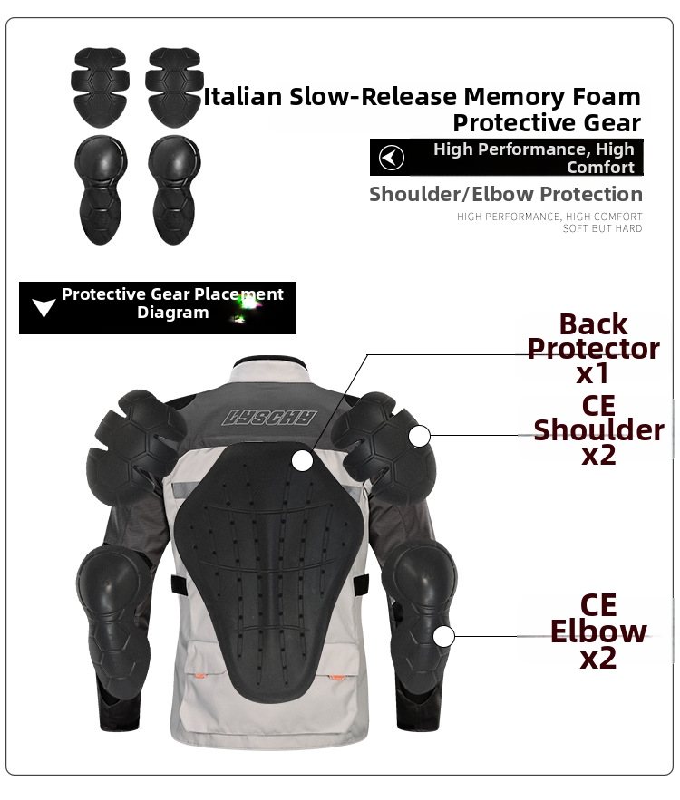 Motorjas racing waterdicht winter rally rijuitrusting dames heren_voghion.com