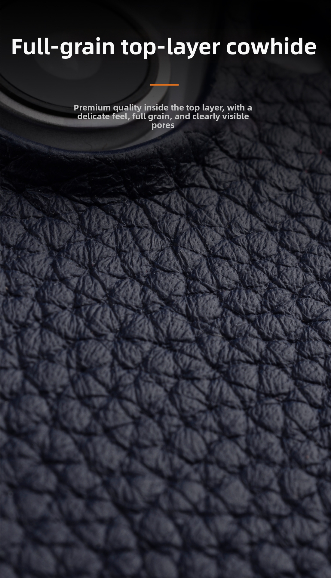 Premium Genuine Leather Case For IPhone 17 Pro Max – Magnetic Snap-On Protection With Luxe Handfeel & Anti-Slip Grip​_voghion.com