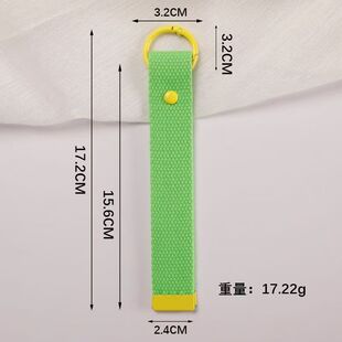 South Korea Color DIY Braided Lanyard Color Keychain Strap Lanyard Embroidered Polyester Hanging Rope Water Cup Lanyard