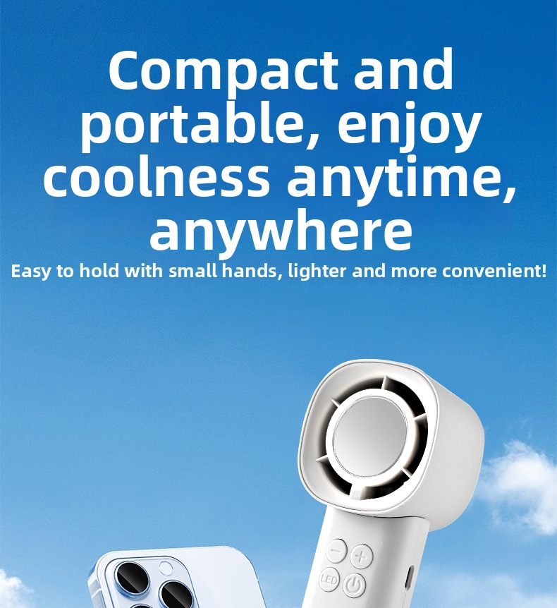 Portable Handheld Fan Usb Rechargeable Mini Desktop Fan For Outdoor_voghion.com