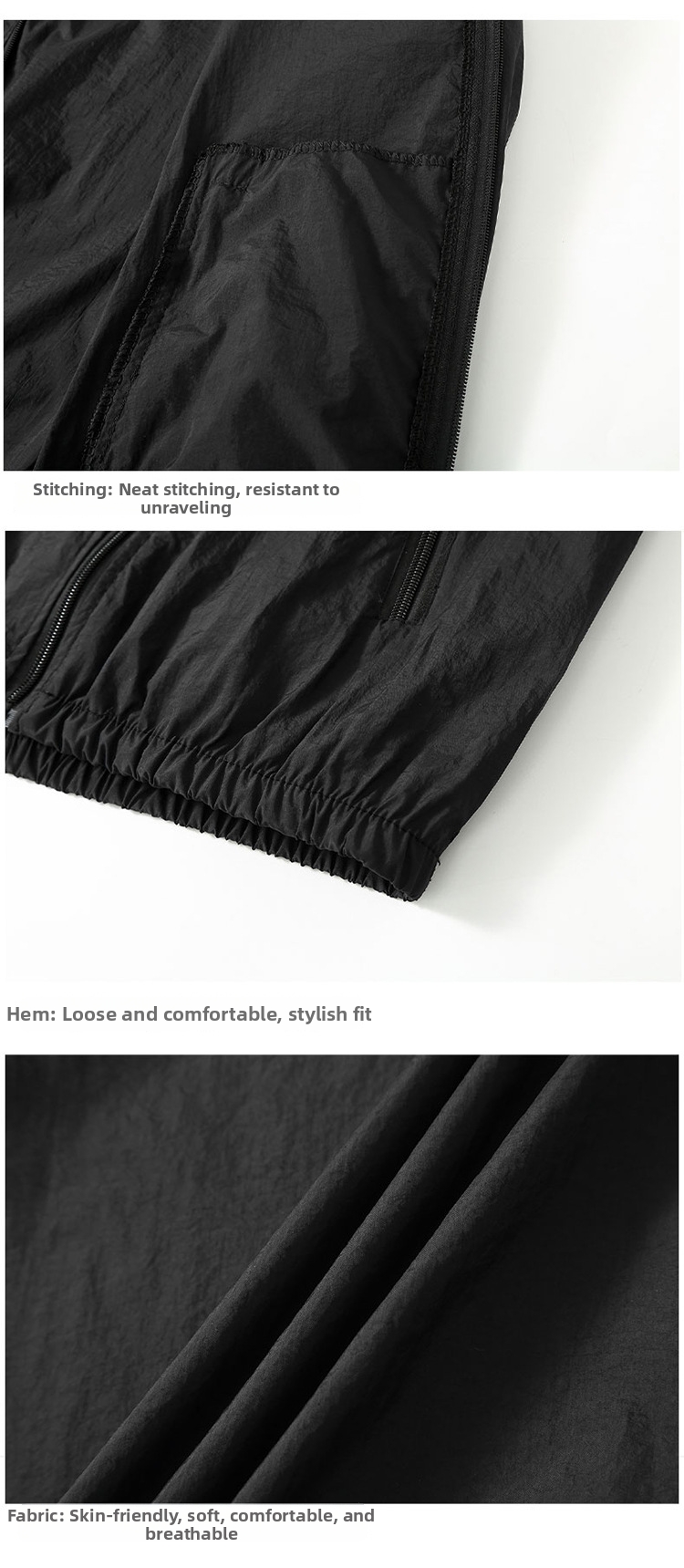 Chaqueta hombre protección uv para pesca de secado rápido_voghion.com