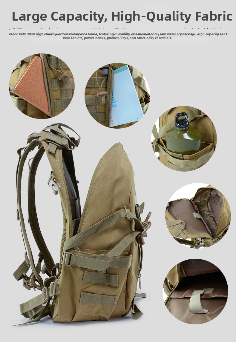 Tactical Military Backpack Large Capacity Men's Hiking Bag_voghion.com