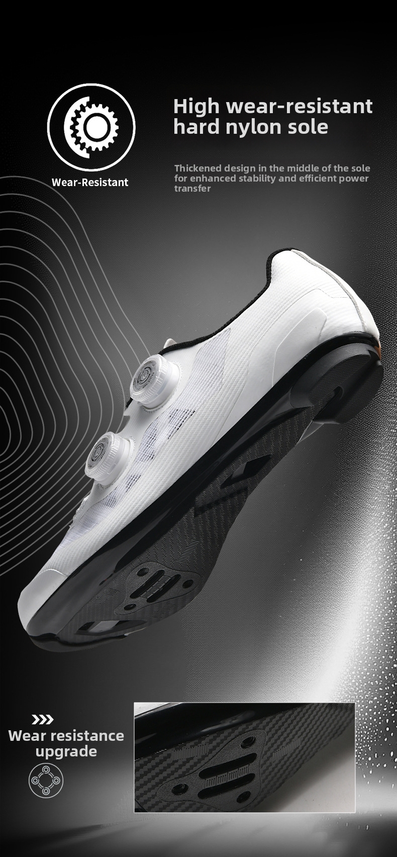 Chaussures de vélo professionnelles pour route et vtt_voghion.com