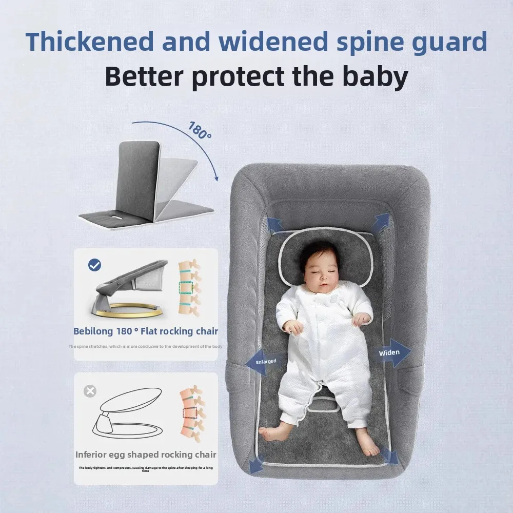 Children's baby rocker, universal cradle for new born
