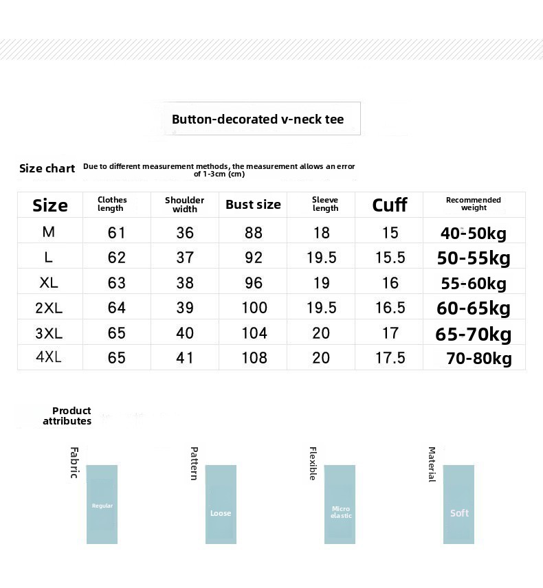 Short-sleeved T-shirt Women's V-neck Loose And Thin Large Size Solid Color Simple New Women's Clothing_ecoleips.com