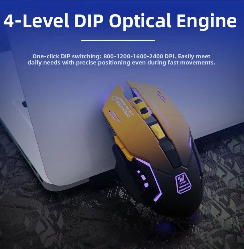 Wireless Gaming Mouse For Laptop And Desktop Computer_voghion.com