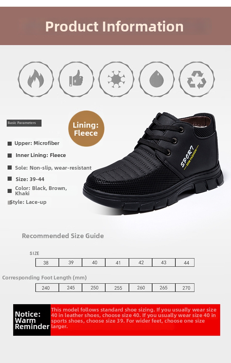 Vīriešu old beijing silti auduma apavi ar flīsa oderi augsti_voghion.com