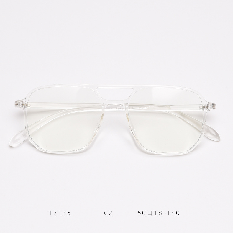 Trendy Korean Style Women's Eyewear Frames With Double Bridge_voghion.com