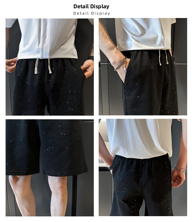 Shorts homme légères décontractées cargo coupe ample été_voghion.com