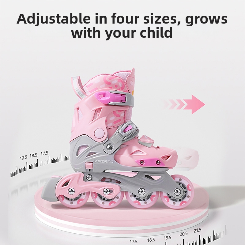 Roller Skates For Children Complete Set Ice Skates For Boys And Girls Beginners Integrated Stand_voghion.com