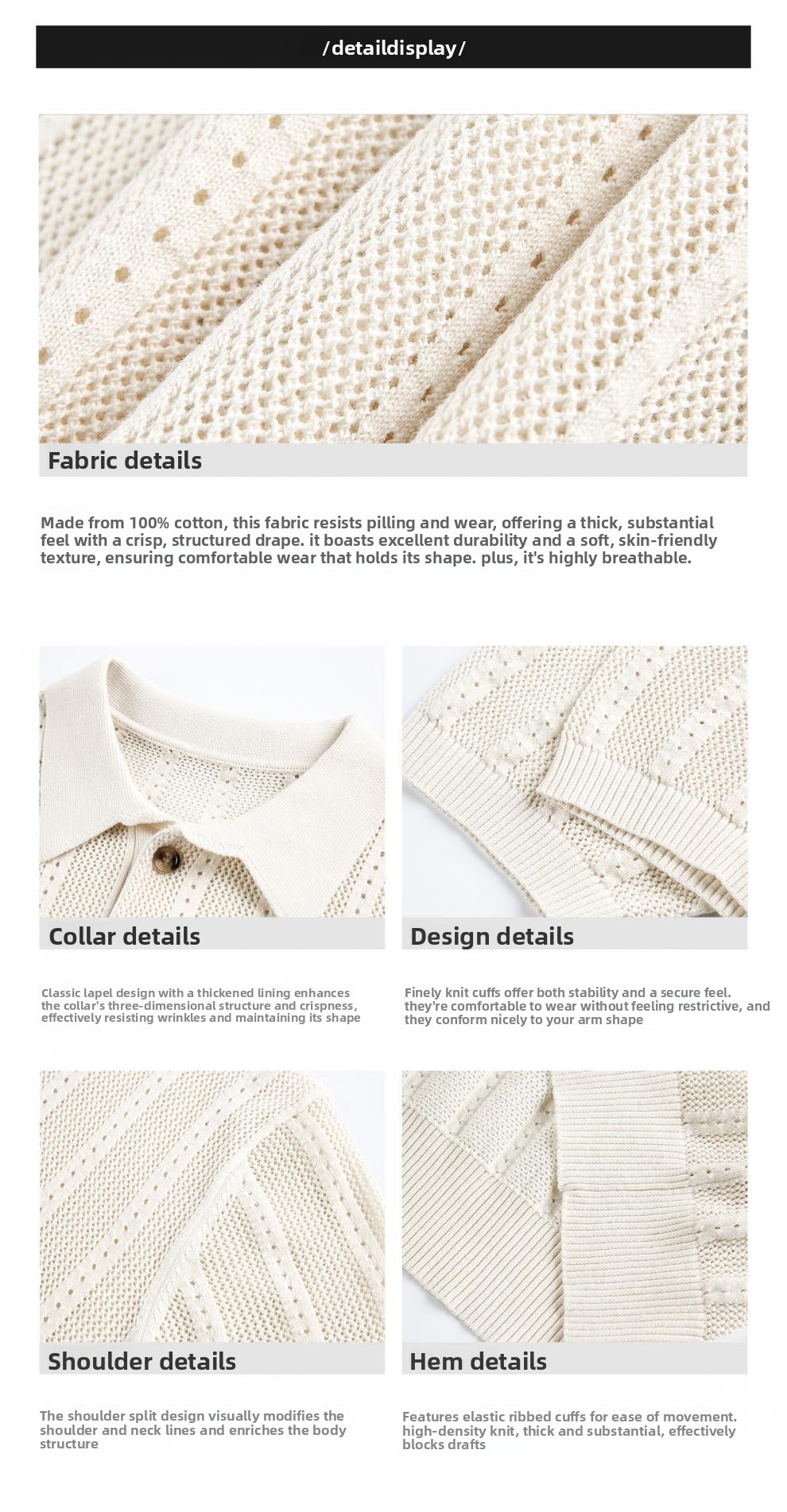 Old Qianfeng Knitted Short-sleeved T-shirt Men's And Women's Summer Half-sleeved Polo Shirt Cleanfit Top_viptrois.com