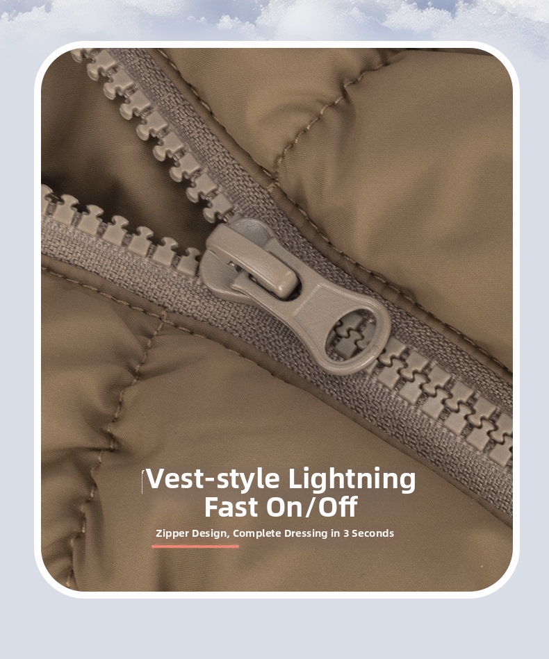 Reflective Dog Winter Puffer Vest For Small And Medium Dogs_voghion.com