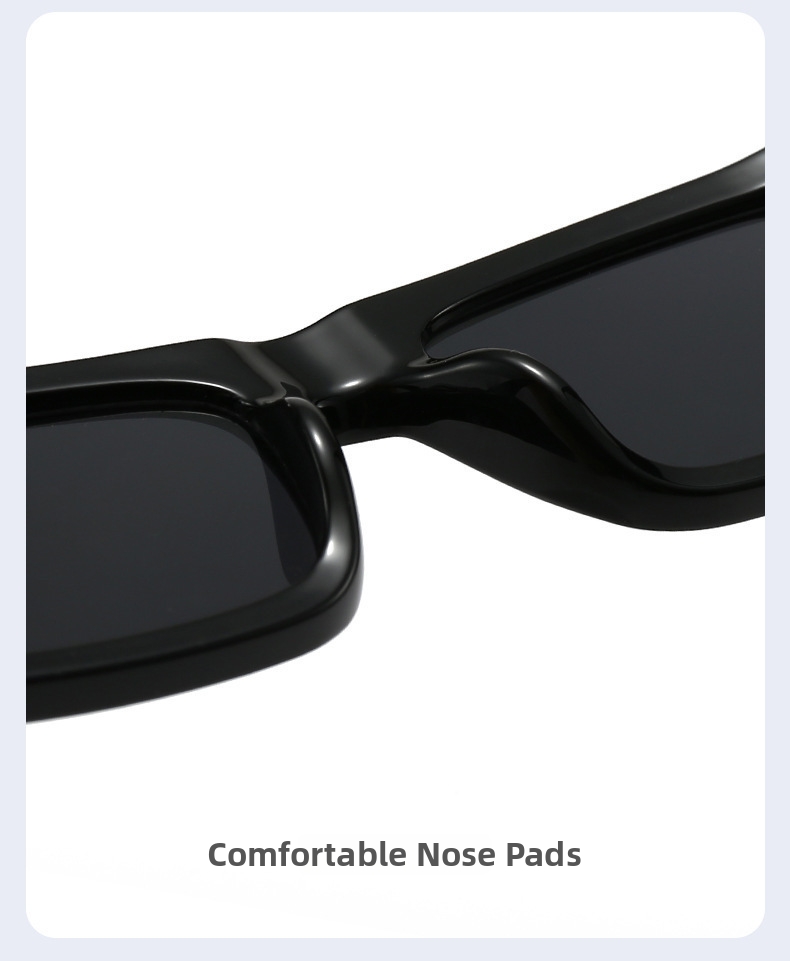 Stylish Square Frame Sunglasses Uv Protection For Women_voghion.com