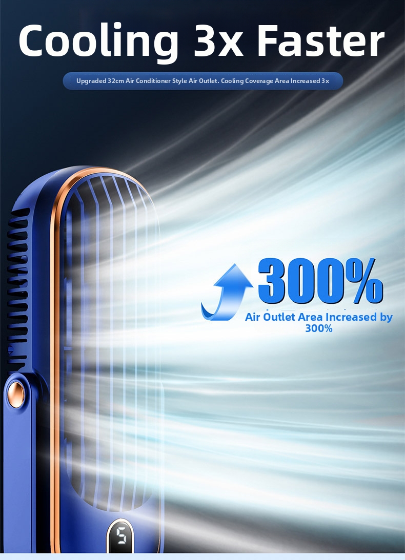 Portable Desktop Fan Rechargeable Usb Oscillating Fan For Home_voghion.com
