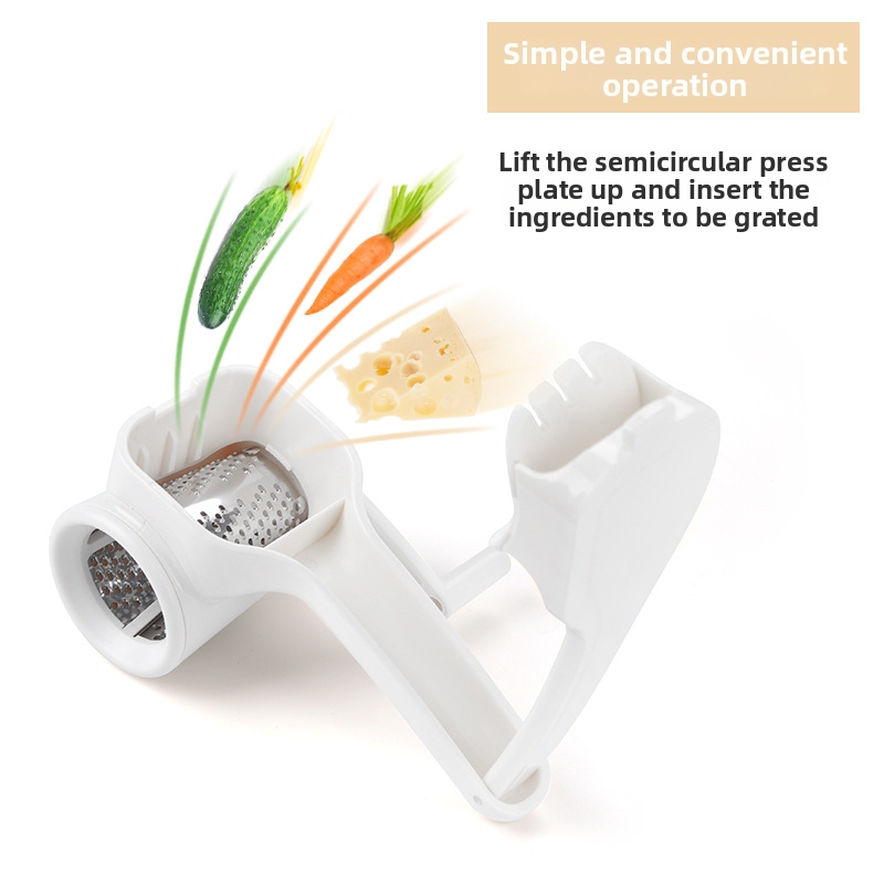 Handbetriebene, rotierende Käsereibe – Multifunktionales Küchengerät für den Heimgebrauch – Kreativ_voghion.com