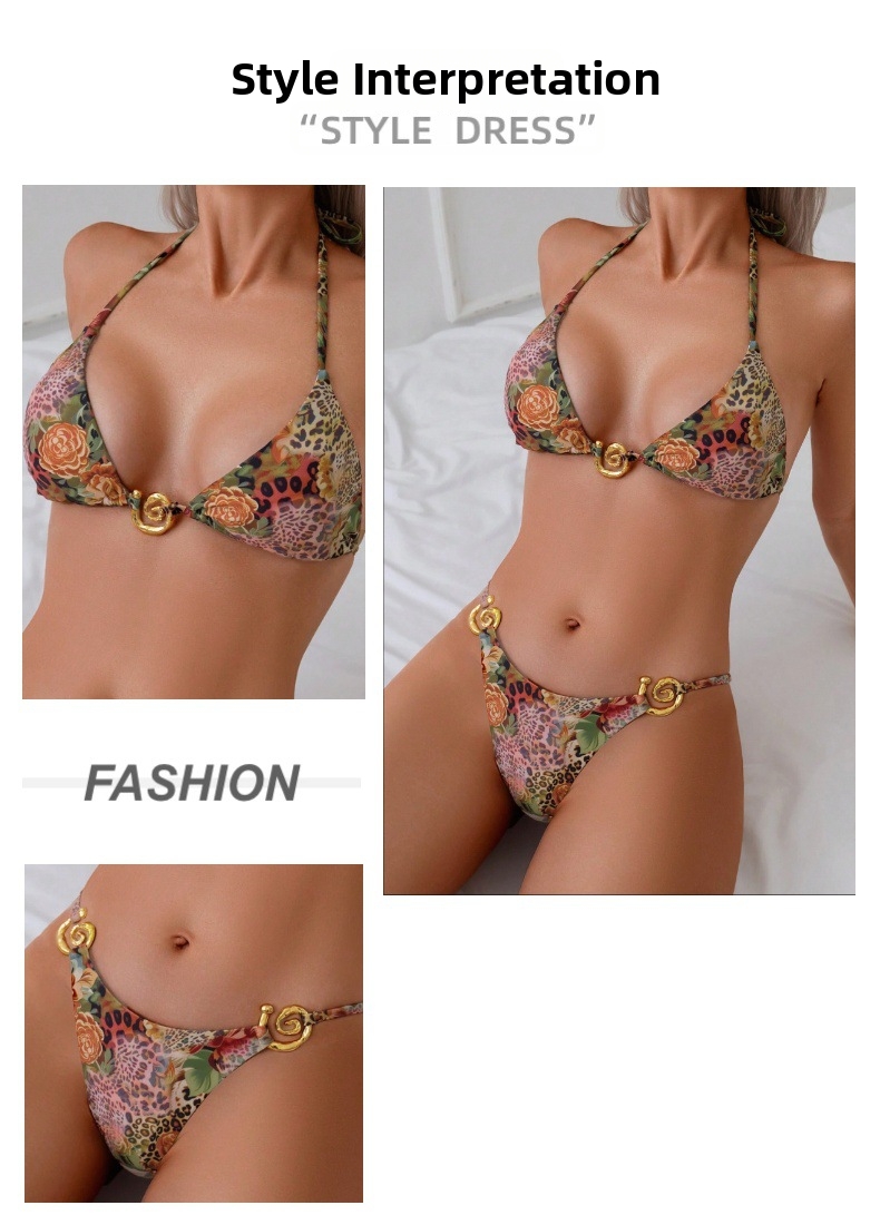 Set bikini donna stile americano costume da bagno push-up_voghion.com
