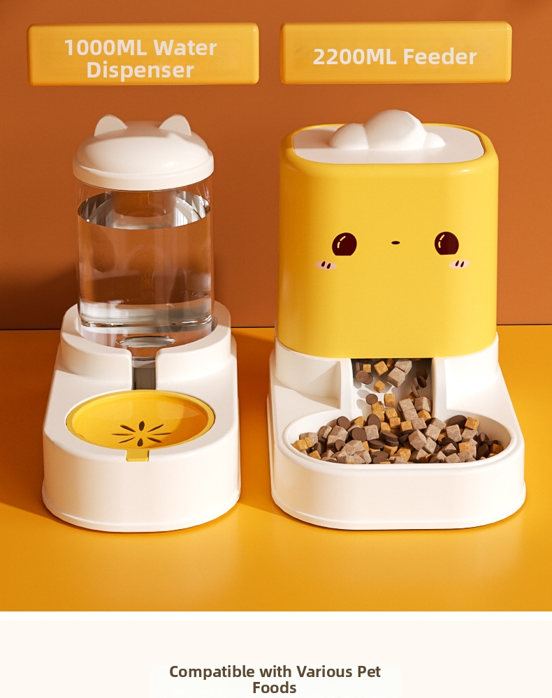 Fontaine à eau pour chat avec gamelle anti-acné détachable_voghion.com