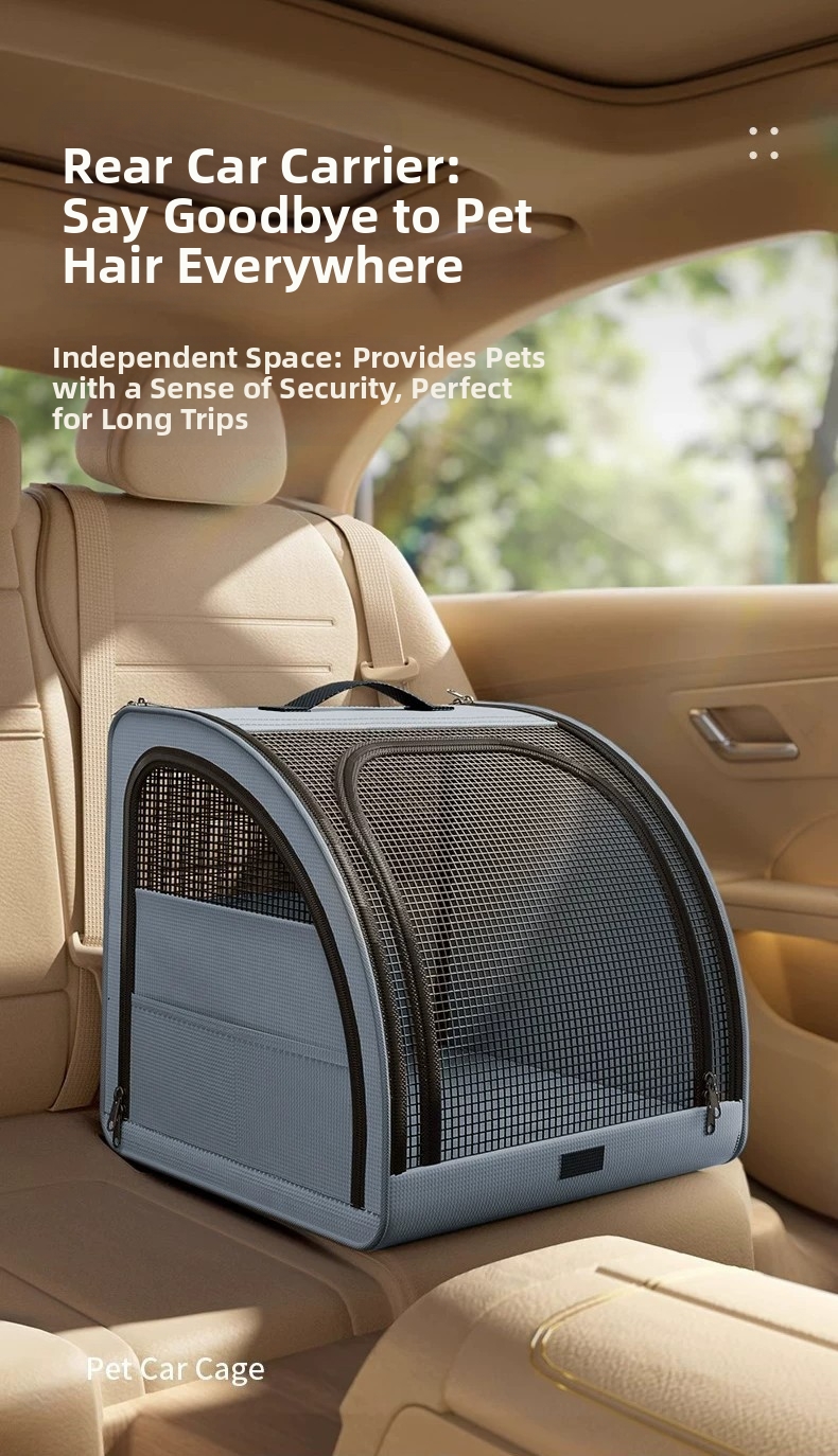 Waterdichte hondenmand voor in de auto draagbare bench_voghion.com