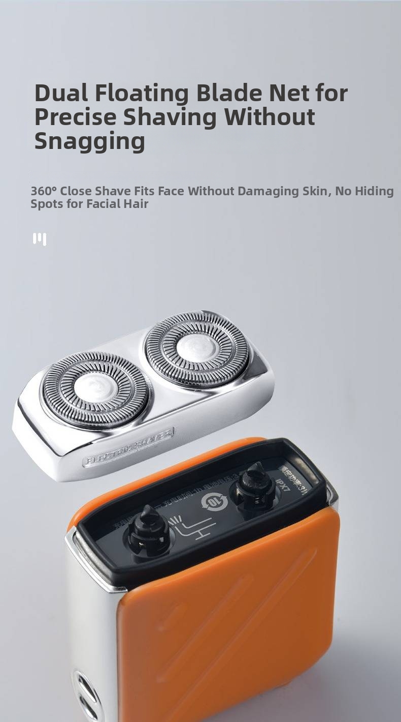 Mini elektrisch scheerapparaat draagbaar wasbaar voor mannen_voghion.com