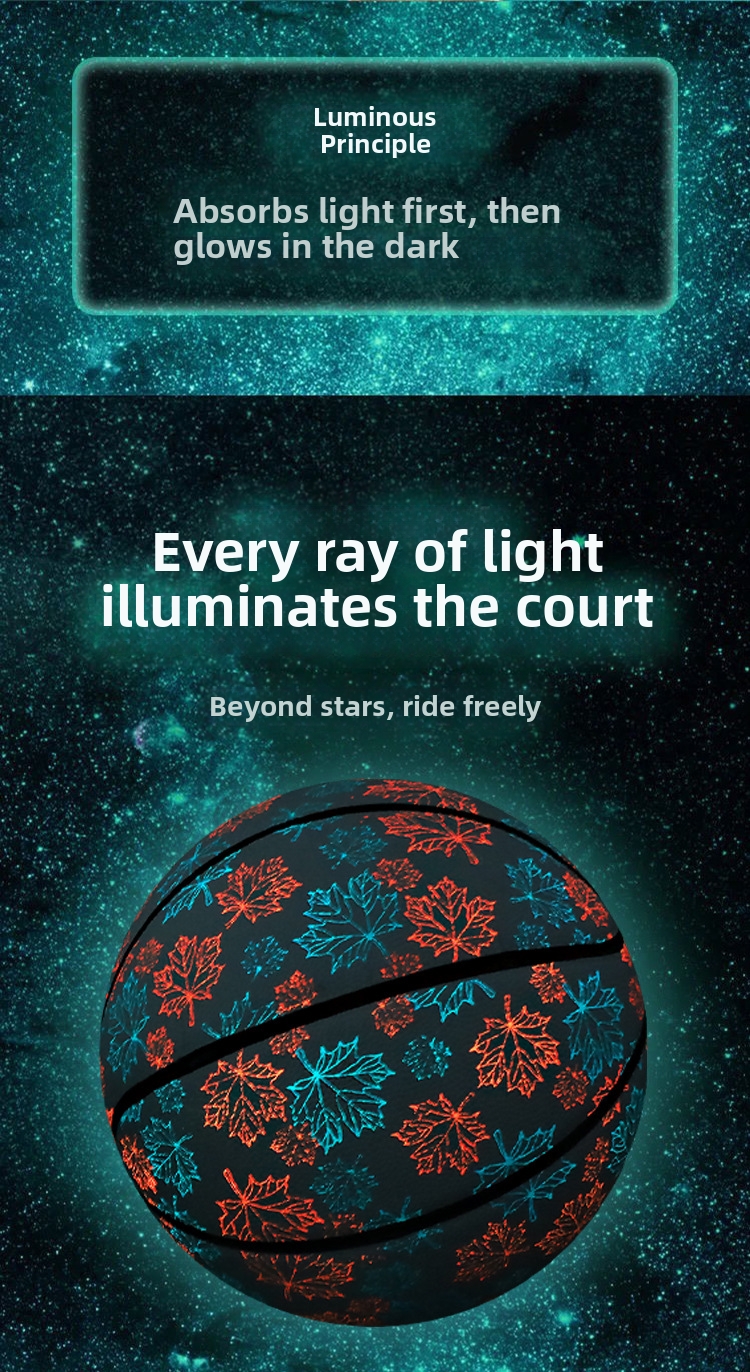 Bola de basquete brilhante em couro pu para crianças e jovens_voghion.com