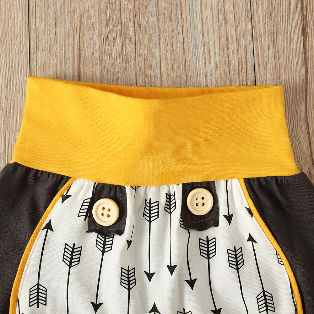 Kinderkleding 3-delige set met cartoon top broek en muts_voghion.com