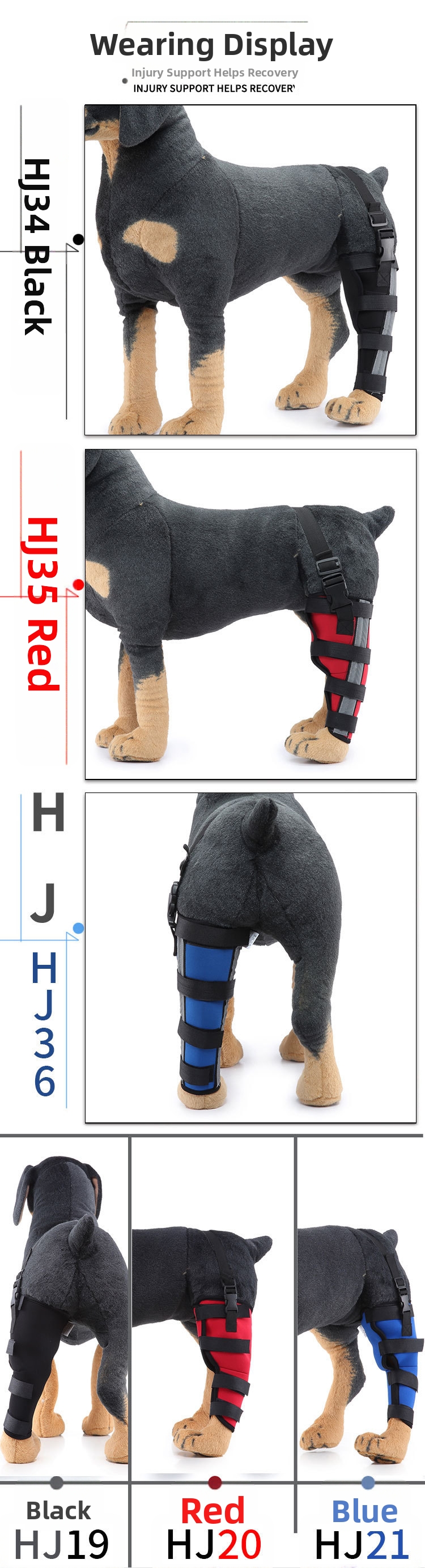 Dog Leg Brace Post-operative Support Knee Protection For Dogs_voghion.com