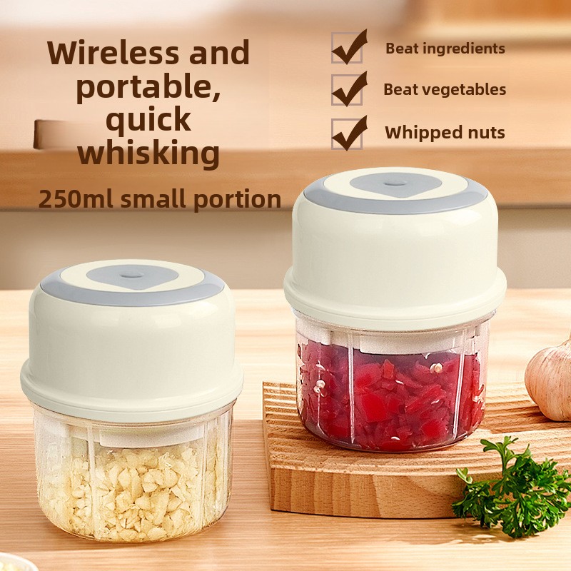 Electric Garlic Tamper, Small Garlic Beater, Garlic Puller, Garlic Puree, Garlic Press, Household Garlic Machine, Electric Garlic Peeler_voghion.com